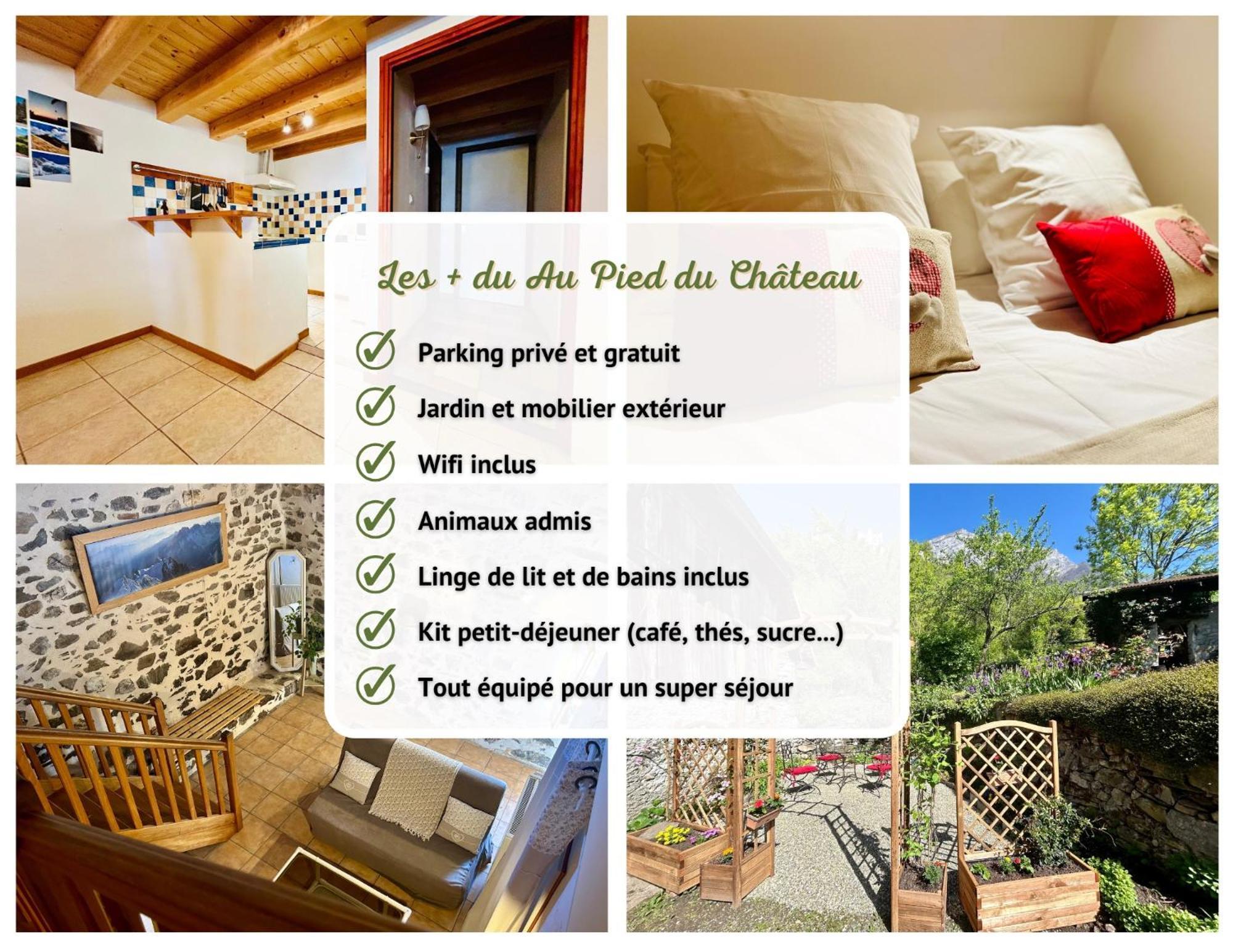 Au Pied Du Chateau- Parking Wifi Jardin - Clg Savoie Freterive Eksteriør billede